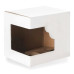Kartonik pudełko na kubek 330ml Białe z okienkiem